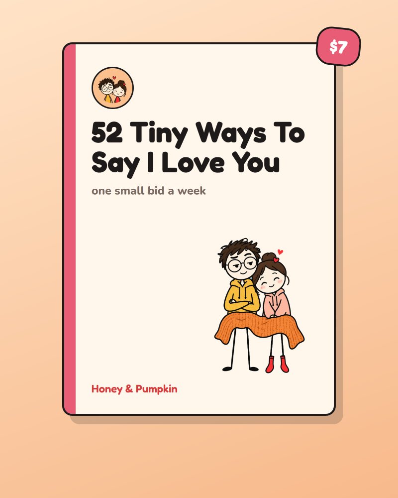 Cover of 52 Tiny Ways To Say I Love You
